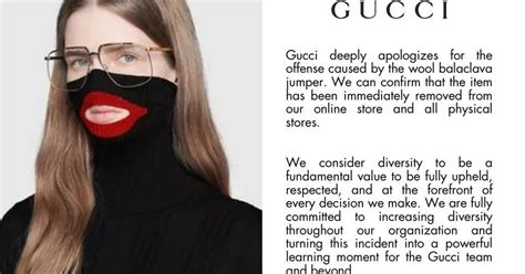 gucci blackface sweater history